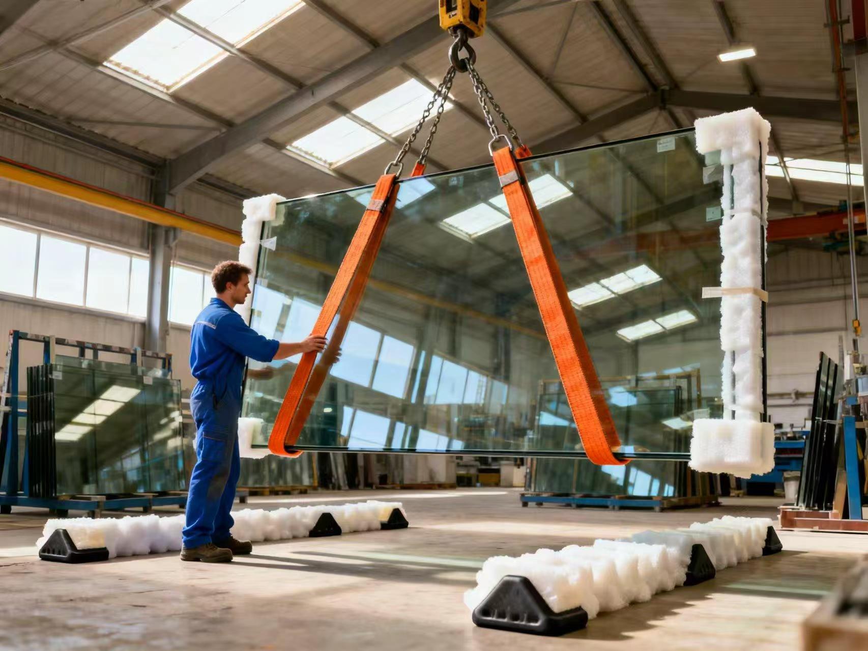 无损吊装！玻璃建材专用无痕防滑吊装带新品重磅上市